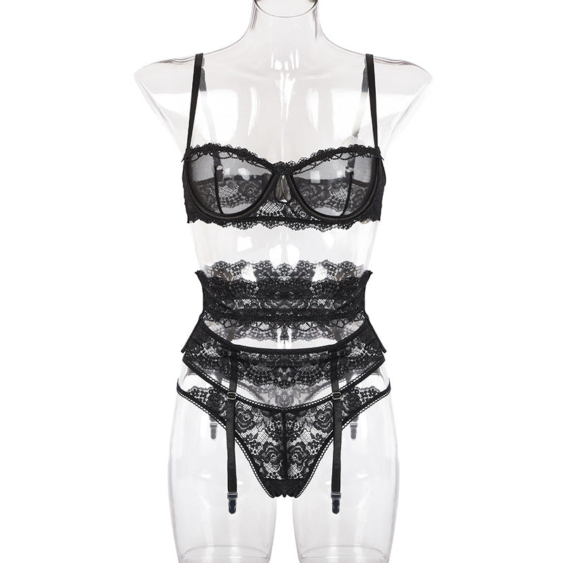 Yimunancy 3-piece Lingerie Set Women