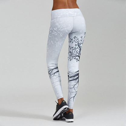 Printed Black Big Tree Buttocks