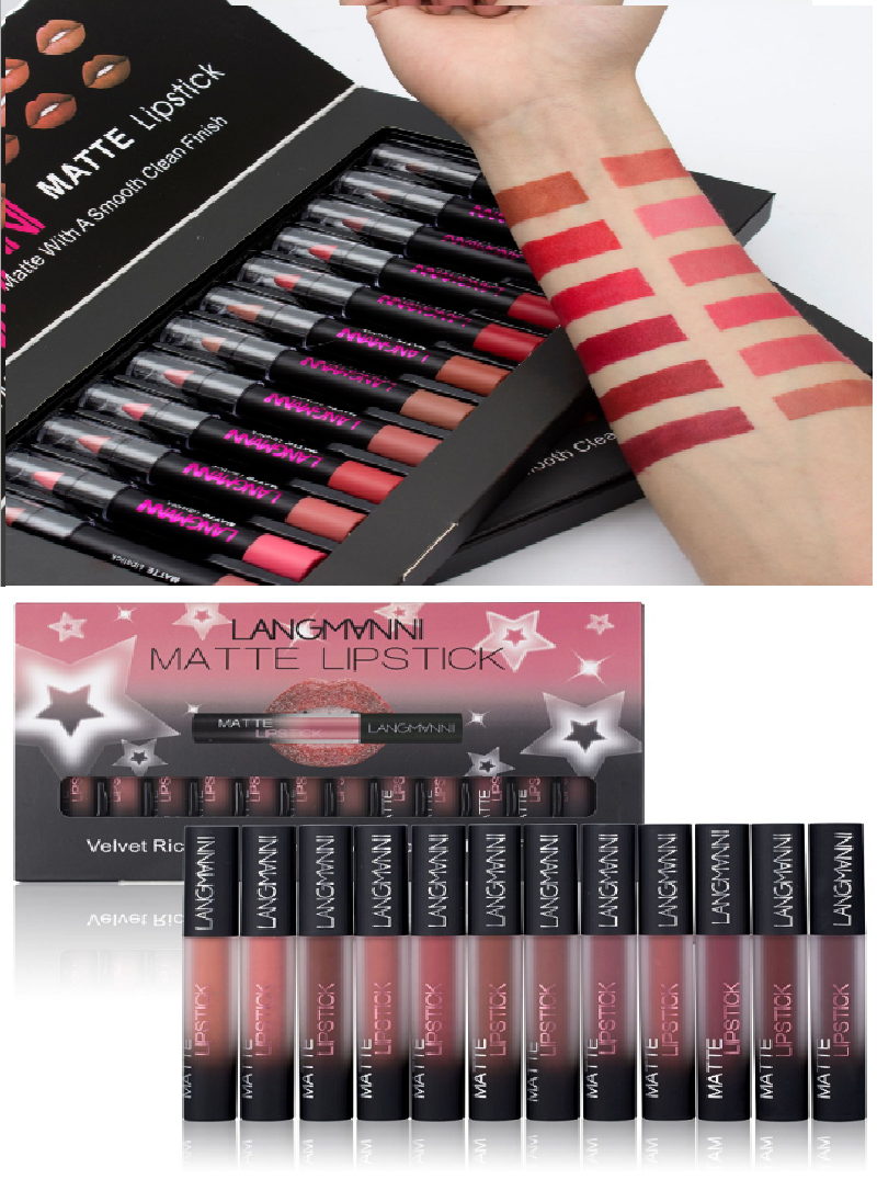 Long-lasting Velvet Lipstick Set