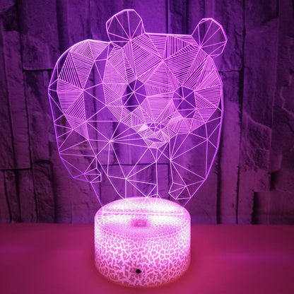 Panda LED Touch 3D Night Light