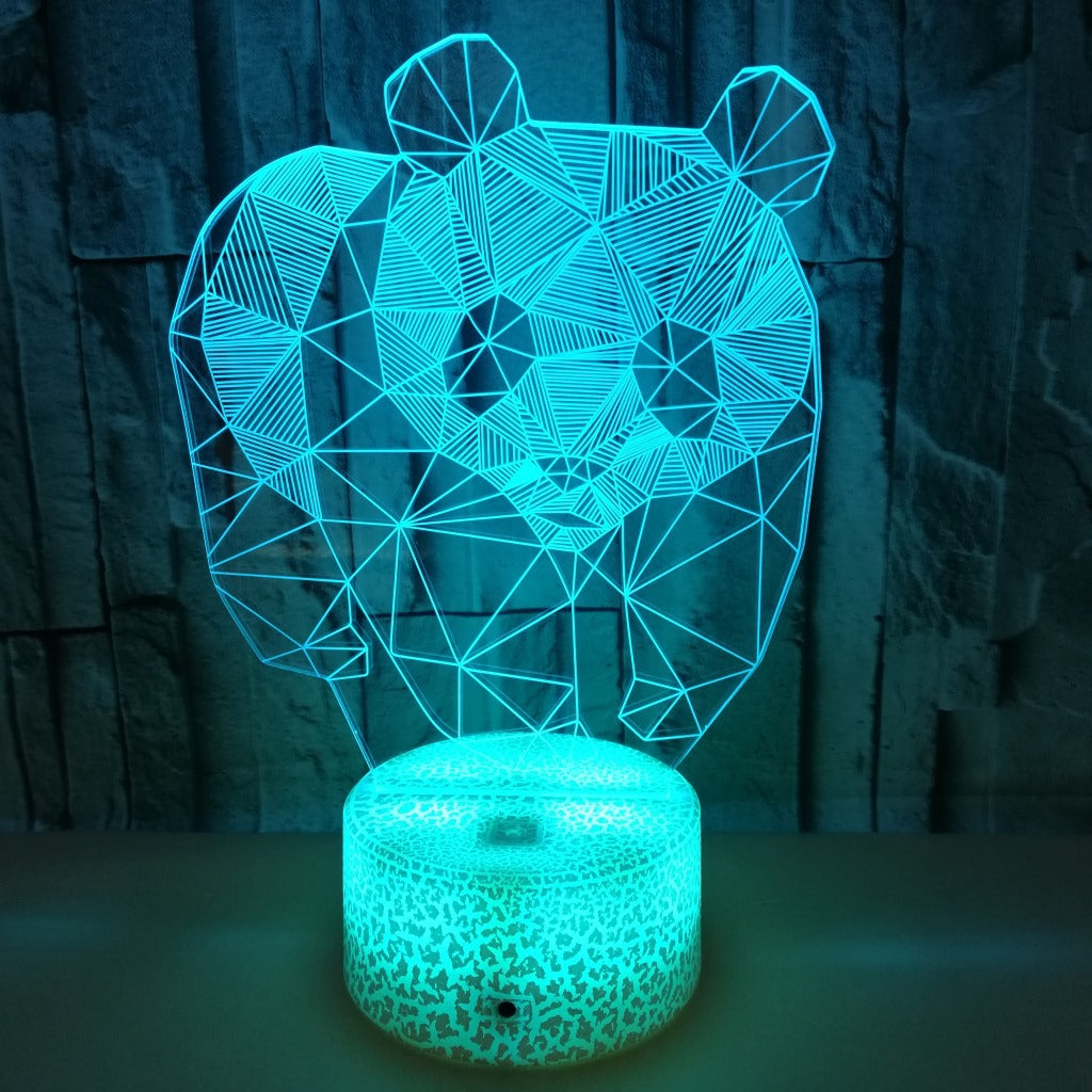 Panda LED Touch 3D Night Light