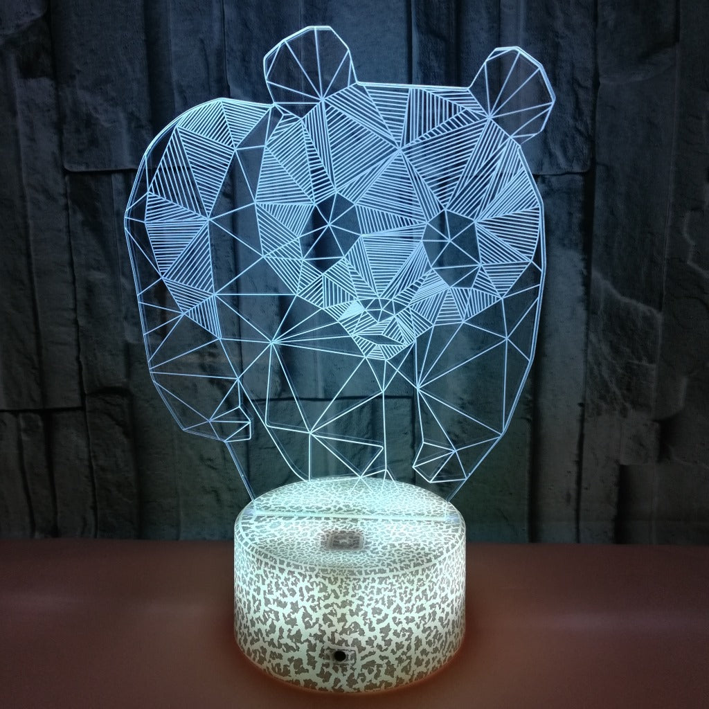 Panda LED Touch 3D Night Light