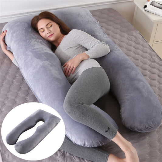 U Shape Maternity Pillows Pregnancy Ice Silk